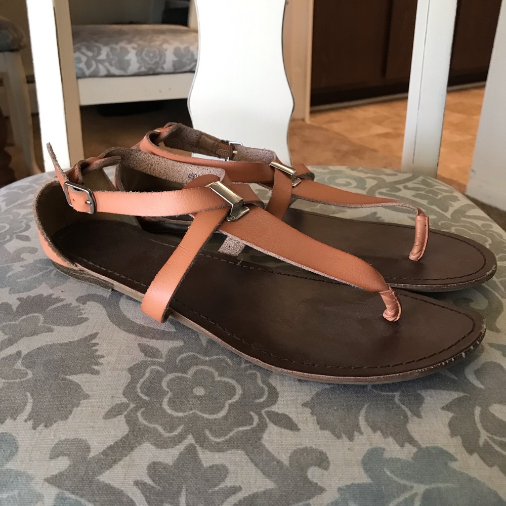 Brown Sandals-Wms 10
